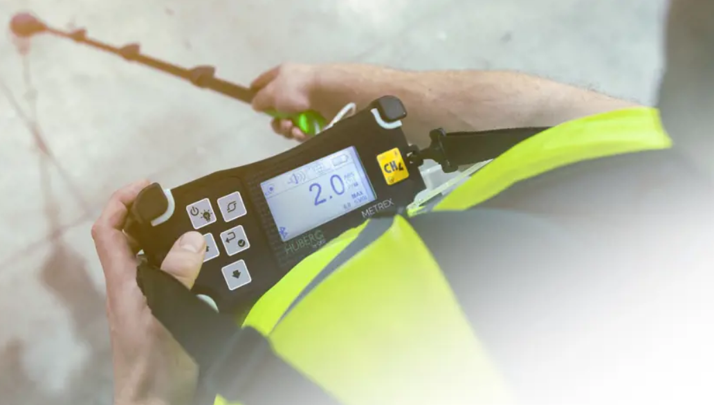 Huberg Metrex: Natural Gas Leak Detector 0 - 1,000,000 ppm measurement span